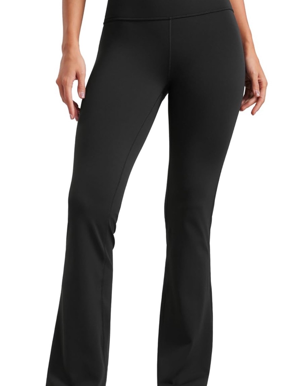 CRZ Yoga Women's Flare Yoga Pants, Black